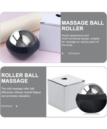 Buy Beaupretty 304 Stainless Steel Ice Massage Roller Ball | Muscle Cold Compress & Pain Relief | Removable Cold Wave Ball - Buy Online on GoSupps.com