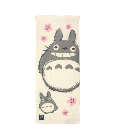 Marushin - My Neighbor Totoro - My Neighbor Totoro (White) Face Towel  Studio Ghibli via Bandai Imabari Gauze Series My Neighbor Totoro White