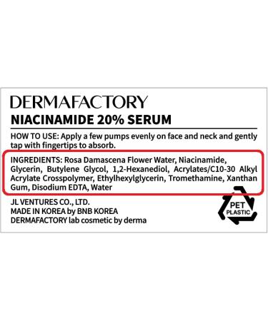 Niacinamide 20% Vitamin B3 Vegan Serum - Even Skin Tone & Anti-Aging | 1 Oz | Korean Formula for Sensitive Skin - Buy Online on GoSupps.com