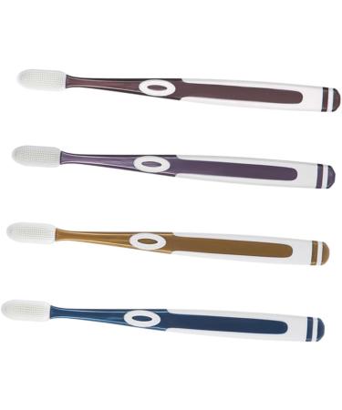 Tovinanna 4 Sets Nano Toothbrush - Silk & Silicone Oral Care for Kids & Adults | Healthy Mouth Cleaning - Buy Online on GoSupps.com