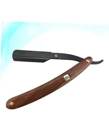 Beavorty Single Razor Shaving Set - Premium Straight Razor for Men | Metal Knife & Wooden Holder | International Shipping Available - Buy Online on GoSupps.com