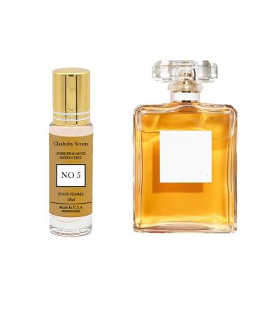 Fragrance Perfume Oils No.5 Perfume Roll On Body Oil for Women (12ml) (Pack of 1) No.5 for women 0.17 Fl Oz (Pack of 1) - Buy Online on GoSupps.com