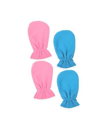 Beatifufu 2 Pairs Hand Care Moisturizing Cotton Gloves Hand Treatment Gloves Moisturizing Sleeping Gloves Elastic Paraffin Bath Gloves Thermal Bath Glove Moisturizing Night Gloves Polyester