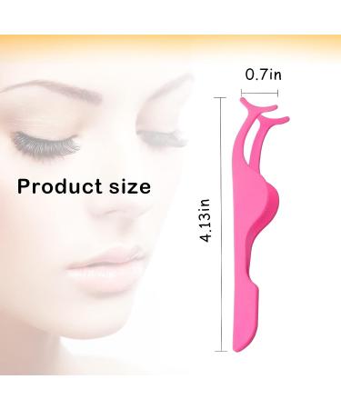 5PCS Stainless Steel False Eyelash Extension Tweezers Set | Eyelash Applicator Tool & Remover | Lash Tail Clip for Precision Application - Buy Online on GoSupps.com