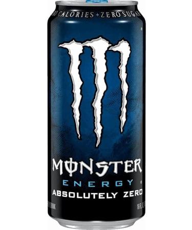 Monster Absolutely Zero 50cl (pack of 24) - Buy Online on GoSupps.com
