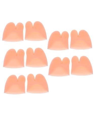 FRCOLOR 5 Pairs Silicone Forefoot Pad Ballet Pointet Pad Ballet Toe Pad Dance Shoe Pad Dance Toe Protector