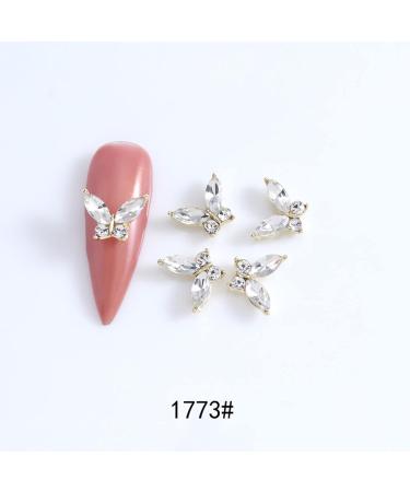 FEIlei 10 Bows Nail Art Charms Nail Rhinestones Alloy Butterfly-Nail Crystals Diamonds - Buy Online on GoSupps.com