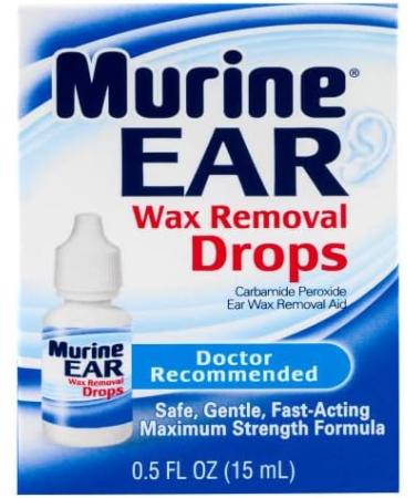 Murine Ear Wax Removal Drops 0.5 oz - Pack of 6 | Gentle Ear Drops for Effective Wax Removal - Buy Online on GoSupps.com