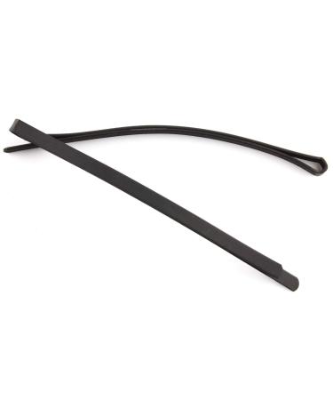 Mytoptrendz Set of 12 Classic Large Hair Clips Durable Metal Matt Black 80mm - Perfect for All Hair Types - Buy Online on GoSupps.com