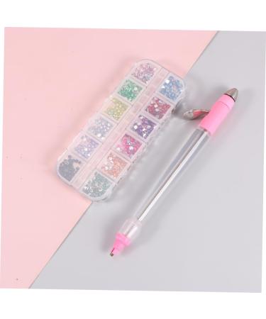 minkissy 1 Set Nail Art Studs Nail Tools Nail Gems and Rhinestones Nail Dotting Pen Nail Art Tools Nail Rhinestones Nail Sequins Crystal Ab Rhinestones Nail Art Pen 3d Drawing Tool Manual Pink 16x1cm - Buy Online on GoSupps.com