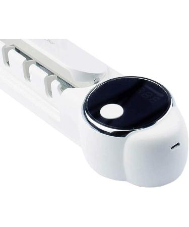 Good Connections UV-C Toothbrush Disinfection Station for 4 Toothbrushes - White | 22.5 x 4.2 x 6.7 cm | UVC Sanitizer for Clean Oral Hygiene - Buy Online on GoSupps.com