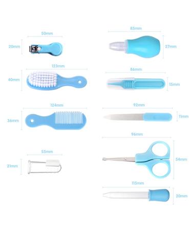 RoseFlower Baby Grooming Kit - 10 in 1 Portable Newborn Health & Safety Care Set (006) - Buy Online on GoSupps.com