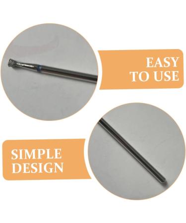Healeved Nail Polish Tool Gel Tools Safety Bits for Nail Drill Nail Salon Supply Drill Bits for Manicure Cuticle Drill Bits for Nails Nail Bits for Nail Drill Nail File Bits Stainless Steel 4.45X2.50X2.50CM Silver - Buy Online on GoSupps.com