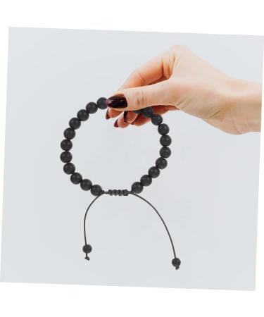 SHERCHPRY 2Pcs Stone Bracelet wealth bracelet bead bracelet ethnic bracelet braided couples bracelets fortune bracelet feng wear-resistant stone rock and roll frosted stone lovers - Buy Online on GoSupps.com