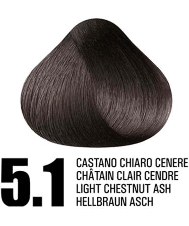 HAIRMED TECH Color cream professional hair color color 51 light brown ash 100 ml - Buy Online on GoSupps.com