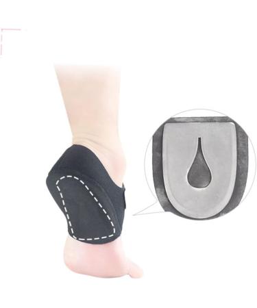Beaupretty Silicone Heel Cup Pads - Cushioned Support for Women s Shoes | Anti-Slip Black Heel Inserts for Plantar Fasciitis Relief - Buy Online on GoSupps.com