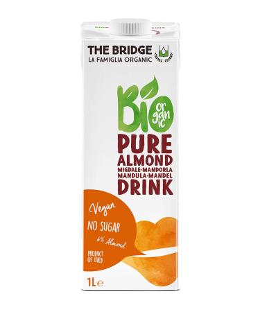 Almond drink 6% sugar free, gluten free 1l EKO The Bridge