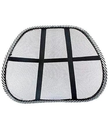 Breathable Lumbar Mesh Back Support for chairs home work and in the car. (Newly Upgraded Version)
