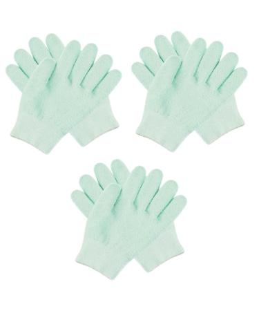 FOMIYES 3 Pairs Moisturizing Gloves Moisturising Gloves Moisturizing Gel Mittens Hand Moisten Gloves Cracked Skin Gloves Dry Skin Internal Moisturizing Gel Nursing Cover Essential Oil