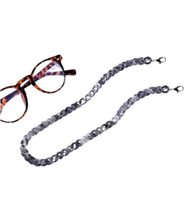 SBTRKT 5-Piece Acrylic Fiber Eye Chain | Robust Slip-Resistant Waterproof Sunglasses Accessory - Black & White - 72cm - Buy Online on GoSupps.com