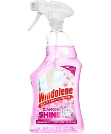 12 x Windolene Diamond Shine Window & Glass Spray Window Cleaner Pink 750ml Bulk Buy - Buy Online on GoSupps.com