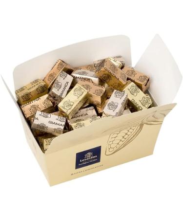 Leonidas Belgian Chocolates | Gianduja Giantina & Giamanda Collection | 500g 45 individually wrapped Chocolates in a Beautiful Gift Ballotin Box | Imported fine Chocolate from Belgium - Buy Online on GoSupps.com
