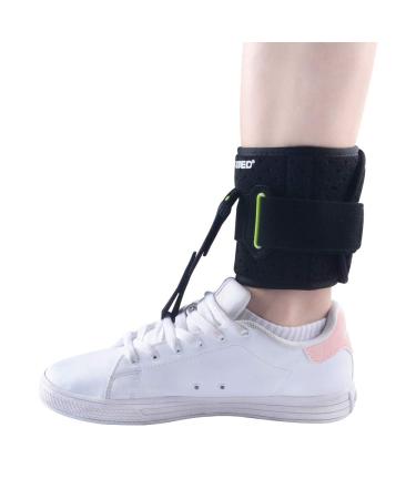 Drop Foot Support AFO AFOs Ankle Brace Strap Elevator Poliomyelitis Hemiplegia Stroke Universal Size - Buy Online on GoSupps.com