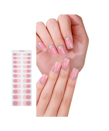 Ruarby 1Box Press on Nails for Women French False Nails Tip Lasting DIY Nails Art Decortion Manicure Accessories