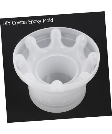 NUOBESTY 3 Pcs Crown Storage Box Silicone Mold Jewelry Boxes Earring Storage Organizer Diy Silicone Mold Whitex3pcs 10.5X7X6.5CMx3pcs - Buy Online on GoSupps.com