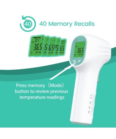 Buy RoHS Non-Contact Digital Infrared Thermometer - Accurate & Safe for Adults Kids Babies & Elderly | Fast International Shipping - Buy Online on GoSupps.com