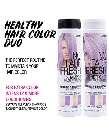 No Fade Lavender Hair Color Depositing Conditioner | BondHeal Rebuilder | Vegan & Cruelty-Free | 6.4 oz - Buy Online on GoSupps.com