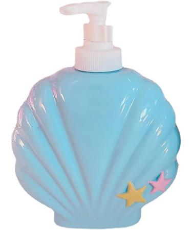 Fabater Bath Dispenser Bottle Body Wash Pump Bottle Food Grade ABS Plastic Refillable for Hotel (Shell Shape One Size) - Buy Online on GoSupps.com