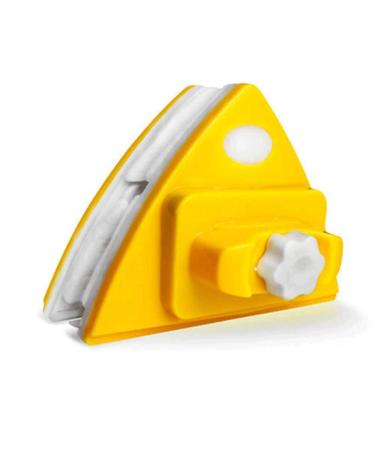 Glass Wiper - Double-Sided Window Cleaner Glass Wiper Magnetic Cleaning Tools Useful Surface Cleaning Brush (Color : Yellow) (Yellow)
