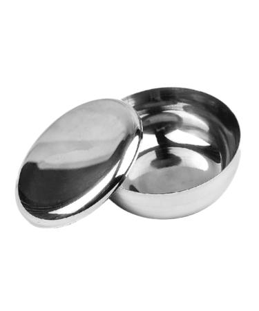 Magiclulu 1stk razor cup men Razor Accessories Razor Razor For Men Razen sparkling shell with lid shaving shell made of stainless steel face shave foam shell man