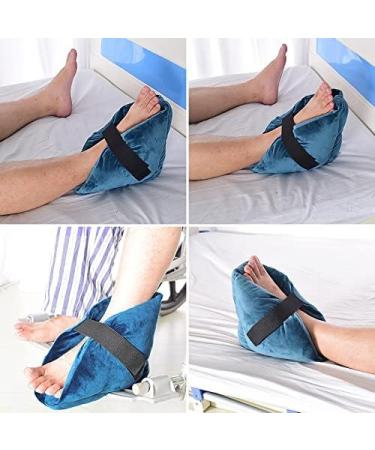 2PCS Heel Pillows Bedsore Protectors | Soft Breathable Cushion Pads for Pressure Relief | Anti Bed Sore Foot Ankle Support | Leg Rest for Bedridden Patients - Buy Online on GoSupps.com