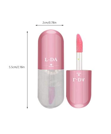 Natural Tinted Lip Gloss Plumper - Moisturizing & Hydrating Pearl Color Changing Lip Oil 5ml | International Shipping - Buy Online on GoSupps.com