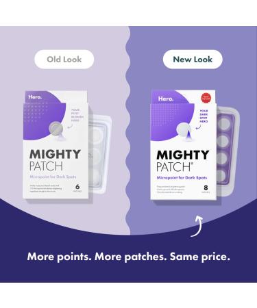 Hero Cosmetics Mighty Patch Micropoint for Dark Spots - Dermatologist Tested Post-Blemish Patch (8 Count) - Buy Online on GoSupps.com