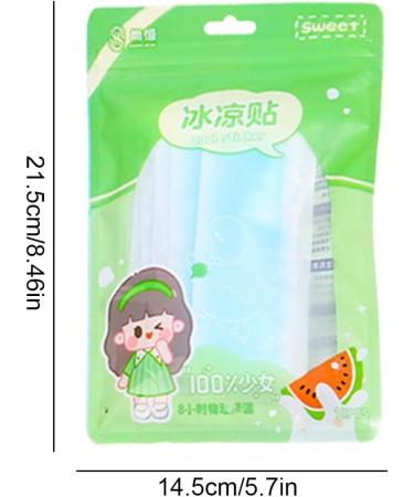 FOCCAR Cold Patches - 10PCS Cooling Fever Reducing Soft Sheets Cartoon Fever Discomfort Relief Patches Portable Cooling Relief Patches Soft Gel Sheets Fever Patch - Buy Online on GoSupps.com
