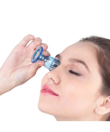 ChillEyes Colored Eye Wash Cups with Storage Container - Effective Eye Cleansing - Snug Fit Eye Shaped Rim - 2 Pcs (Blue) - Buy Online on GoSupps.com