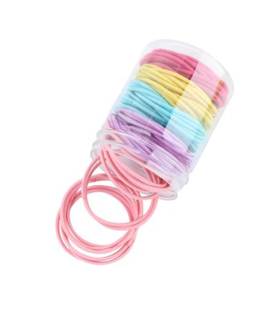 minkissy 2 Boxes Stretchy Hair Ties Bracelet Hair No Crease Hair Ties Mini Hair Elastics Elastic Bracelets Seamless Hair Bands Wrap Bracelets for Women Hair Ring Women's Ribbon Small