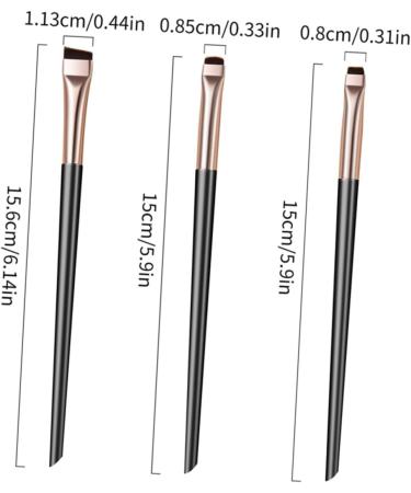 Gogogmee 1 Set Eyeshadow Brush Eyeliner Tool Applicator Angled Makeup Brush Precision Concealer Brush Under Eye Concealer Brush Concealer Brush under Eye Brow for Eyebrows Eye Brush - Buy Online on GoSupps.com