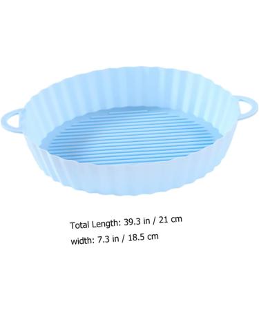 Alipis 5pcs Air Fryer Pad Baking Pans Oven Roasting Pan Reusable Round Kitchen Supplies Washable Parchment Bluex5pcs 21X18.5X4CMx5pcs - Buy Online on GoSupps.com