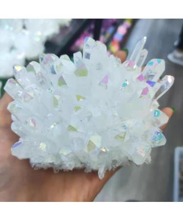 Specimen Healed Natural White Quartz Crystal Cluster Rock Specimen Angel Aura Flowers Aesthetic Room Decor Fantastic Indie Jewelry Stone As a Gift ERTEYIN (Size : 500-600g) - Buy Online on GoSupps.com
