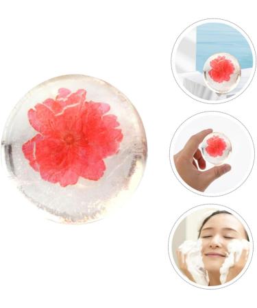 Angoily Transparent Soap Body Cleanser Soap Handmade Soap Flower Soap Bar Aromatherapy Soap Essential Oil Soap Acid Soap Shower Soap Scented Soap Essence Etc. Care Soap Take a Bath - Buy Online on GoSupps.com