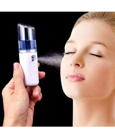 2 Pieces Nano Facial Humidifiers 20 Ml Mini Face Humidifier Automatic Portable USB Handy Sprayer for Face Hydrating Skin Care Makeup (Blue) - Buy Online on GoSupps.com