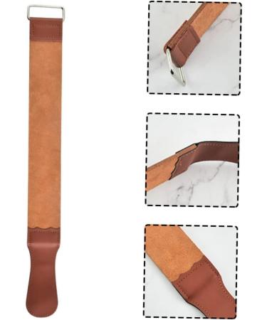 Fomiyes Leather Tools Face Scraper & Scissor Sharpener | Double-Sided Sharpening Tape & Razor Strap - Ideal for Barbers - Buy Online on GoSupps.com