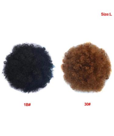Afro Puff Tunnel Pull Horse Tail Wig | Kinky Curly Short Ponytail Hair Extensions for Natural Hair | Black Updo Hairstyle - Buy Online on GoSupps.com