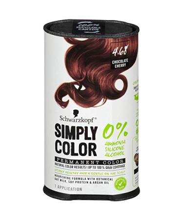 Schwarzkopf Simply Color Hair Color, 4.68 Chocolate Cherry 4.68-Chocolate Cherry
