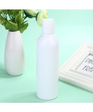 Minkissy 6pcs Portable Dispensing Empty Bottles Clear Water Bottle Refillable Shampoo and Conditioner Cosmetic Containers Shampoo Bottles Empty Shower Gel Bottle White Travel Lotion Filling - Buy Online on GoSupps.com