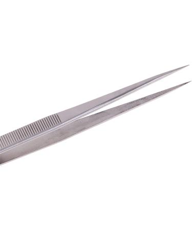 NBGGFF Tweezers 18cm long stainless steel electronic pointed straight tweezers Silver - Buy Online on GoSupps.com